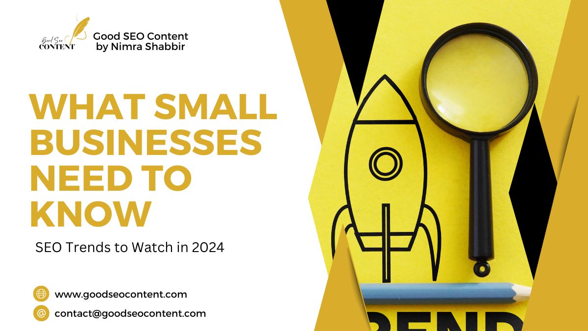 SEO Trends to Watch in 2024 by GoodSeoContent